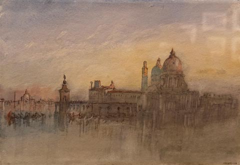 J.M.W. Turner, The Dogana and Santa Maria della Salute, 1840 Tate Britain, London